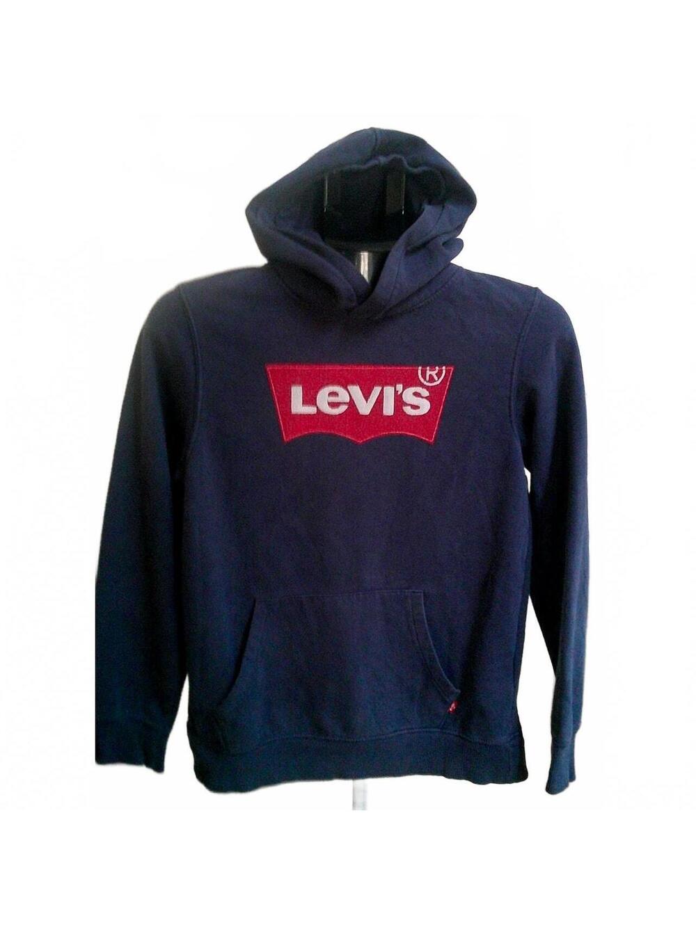 Levi's Navy Blue Hoodie Sweatshirt Size 14/16
